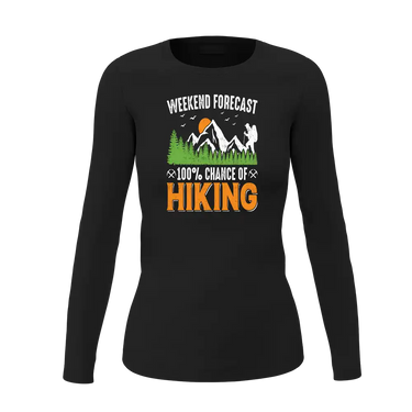 Weekend Forecast 100% Hiking Women Long Sleeve Shirt